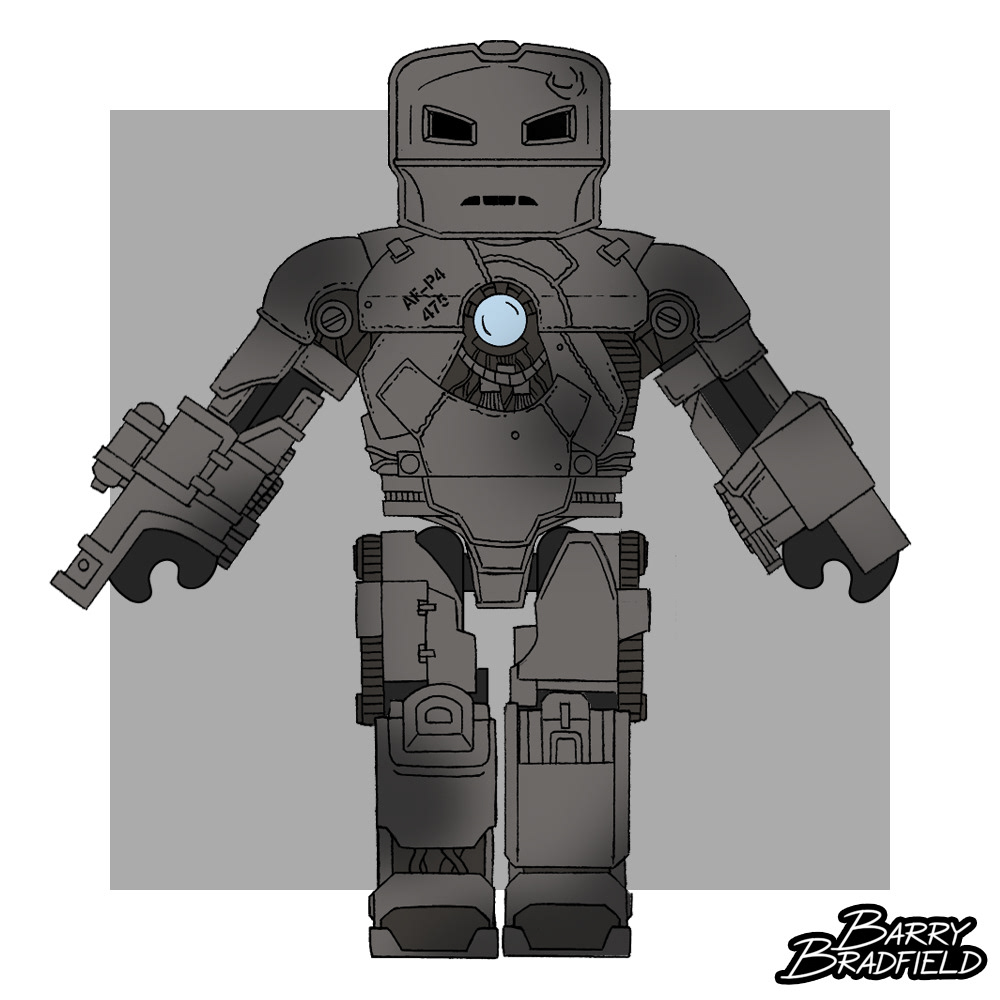 Graphite Iron Man Mk.1 | Marvel Iron Man 2