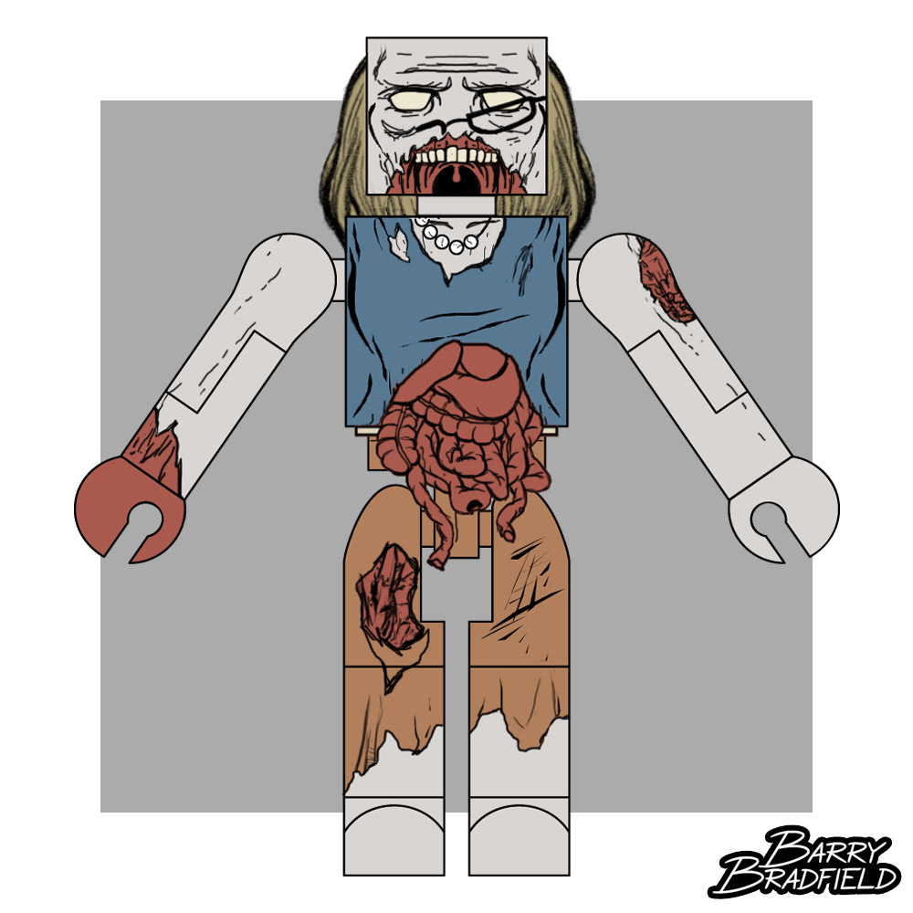 Balding Zombie | The Walking Dead Wave 6