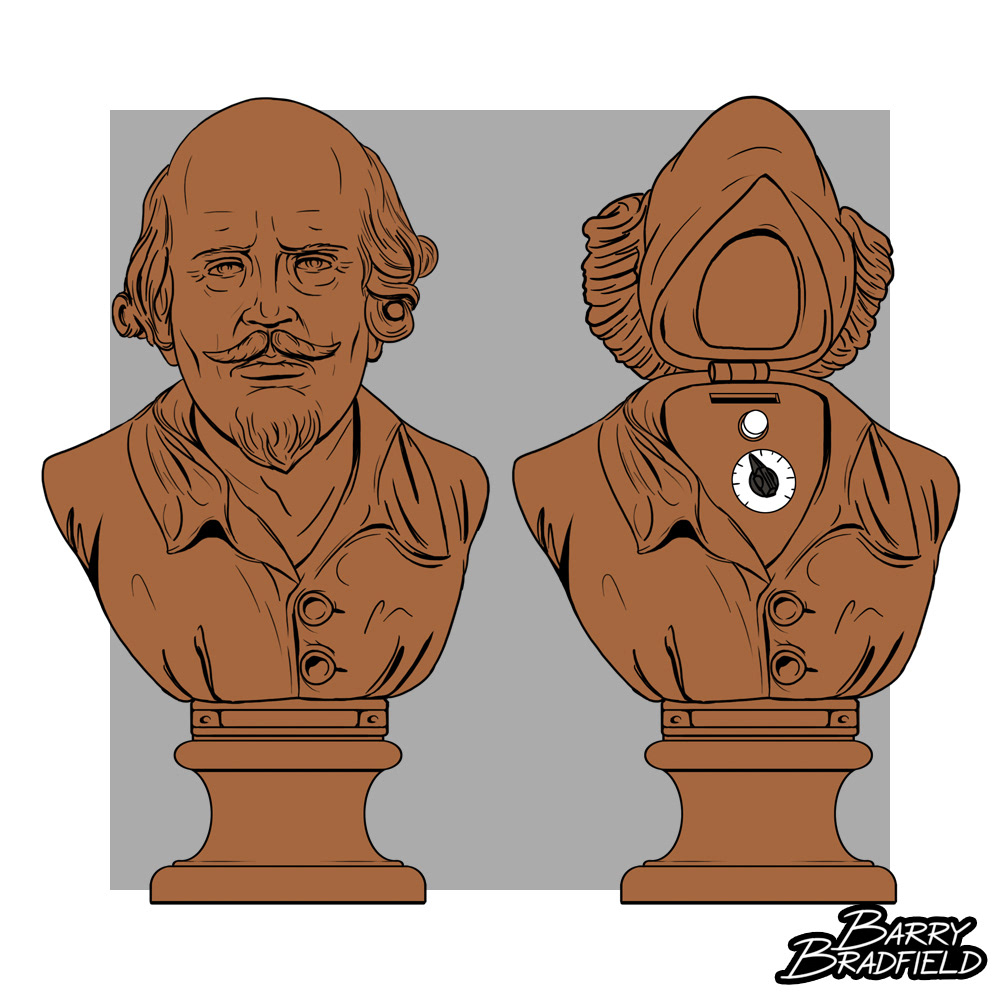 William Shakespeare Bust | Batman '66