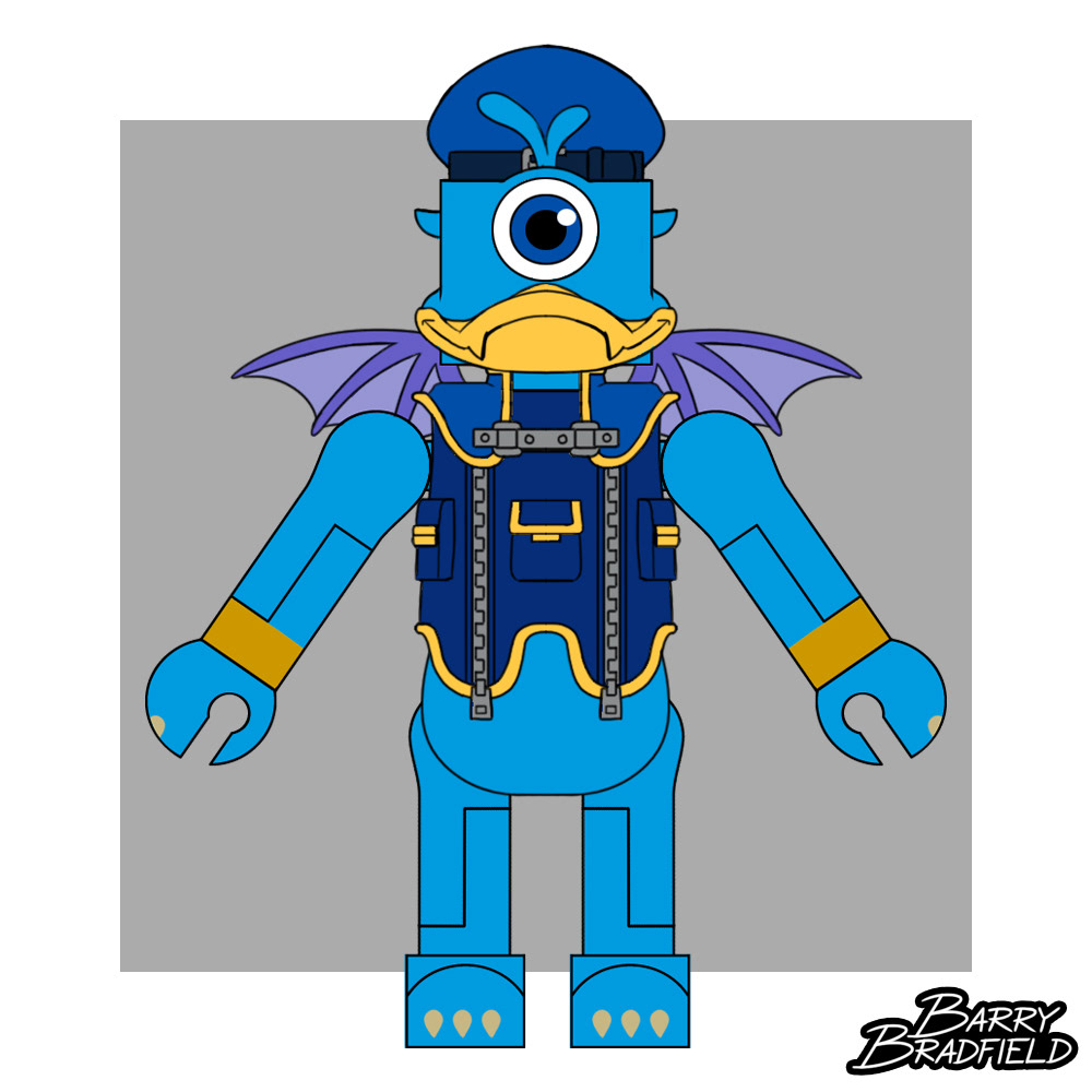 Monsters Inc. Donald | Kingdom Hearts Wave 5 [Unproduced]