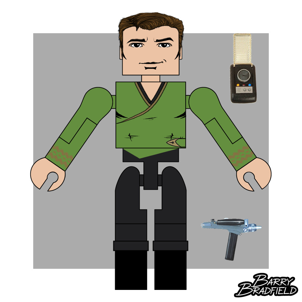 Trouble With Tribbles Captain Kirk | Star Trek Legacy Wave 1