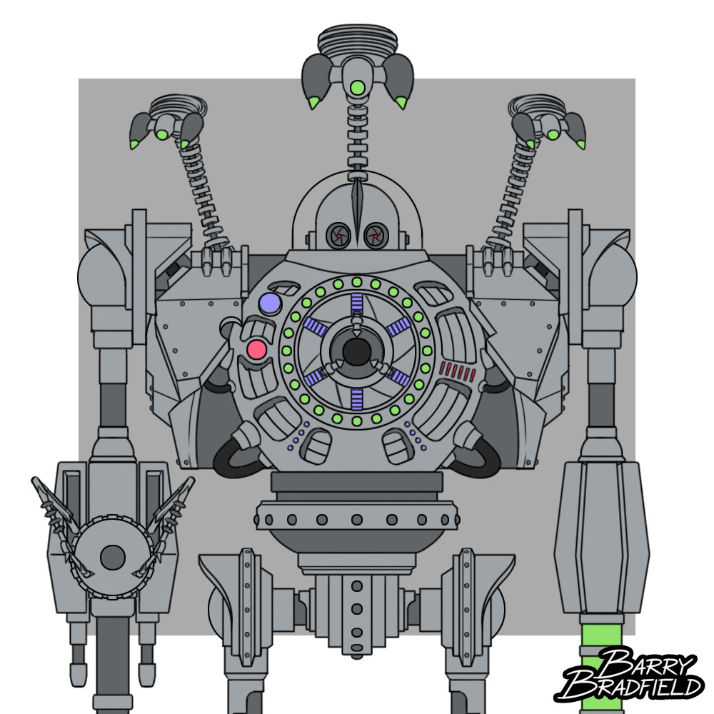 Attack Mode Iron Giant | The Iron Giant [Unused]