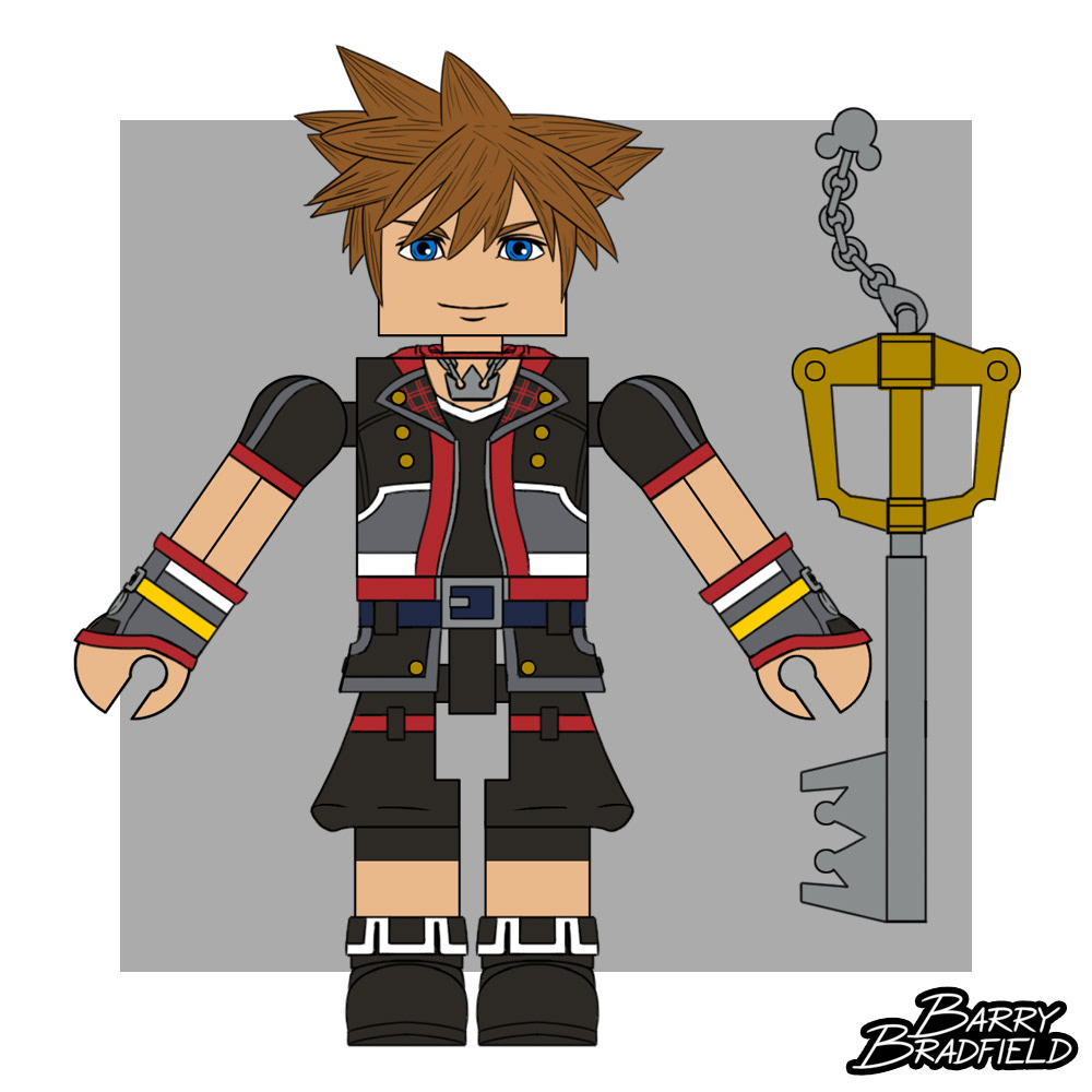 Kingdom Hearts III Sora | Kingdom Hearts Wave 4 [Unproduced]