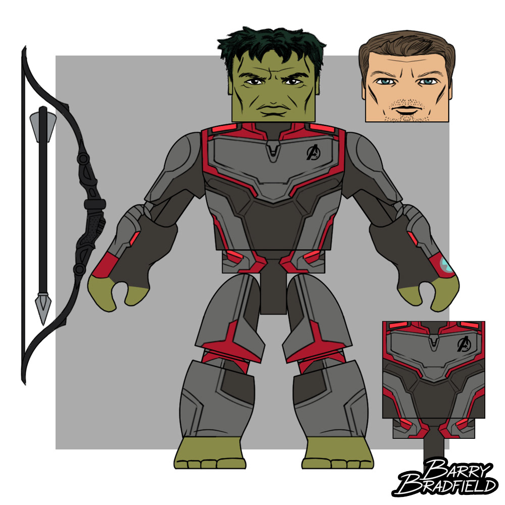 Team Suit Hulk & Hawkeye | Marvel Avengers Endgame