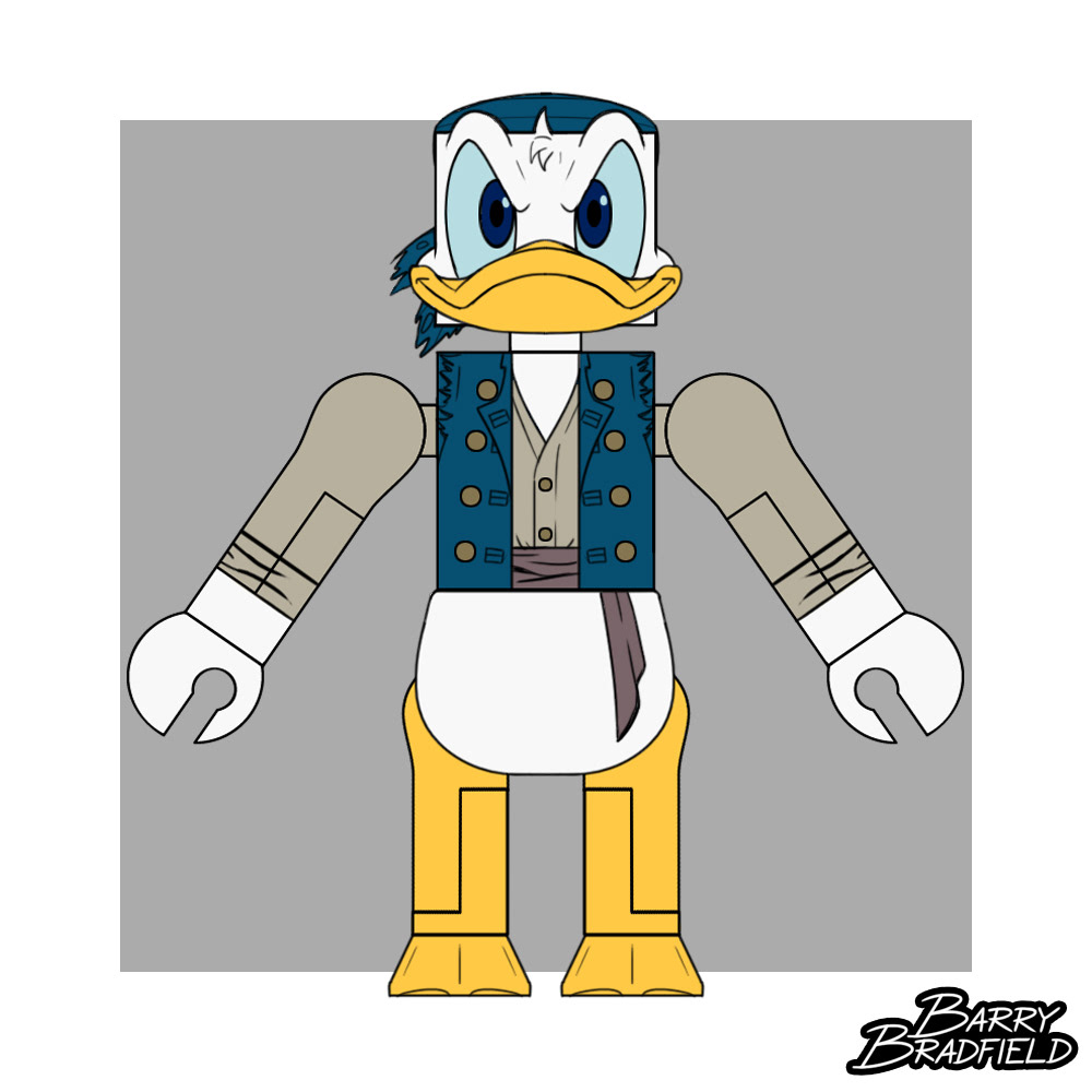 Pirates of the Caribbean Donald | Kingdom Hearts Wave 3 [Unproduced]