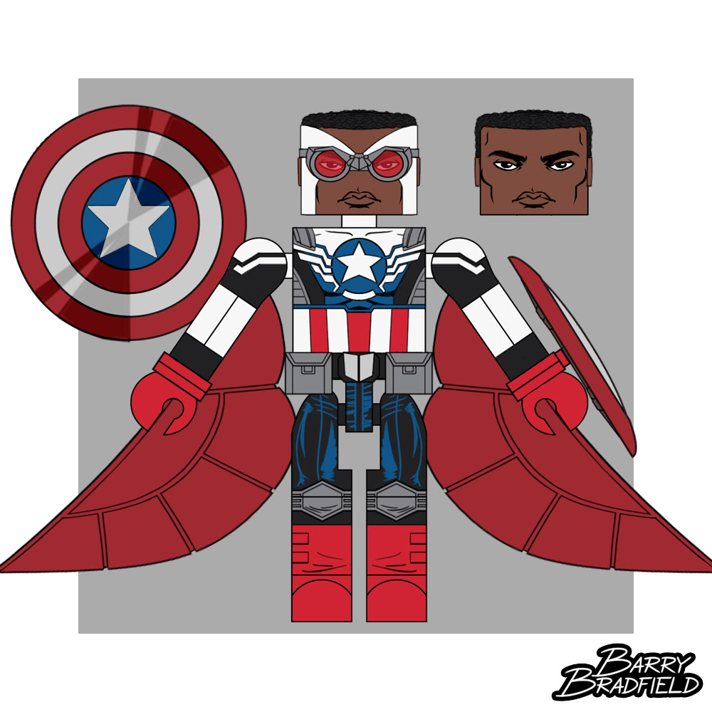 Sam Wilson, Captain America | Marvel Wave 62