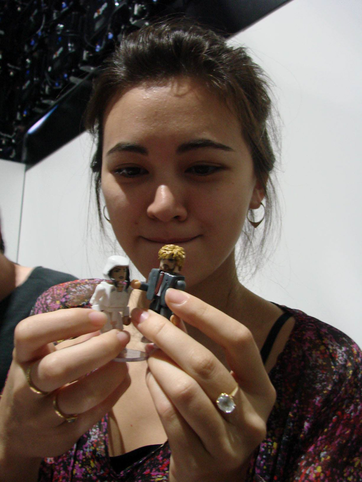 Jessica Henwick with her Marvel's Iron Fist Minimates