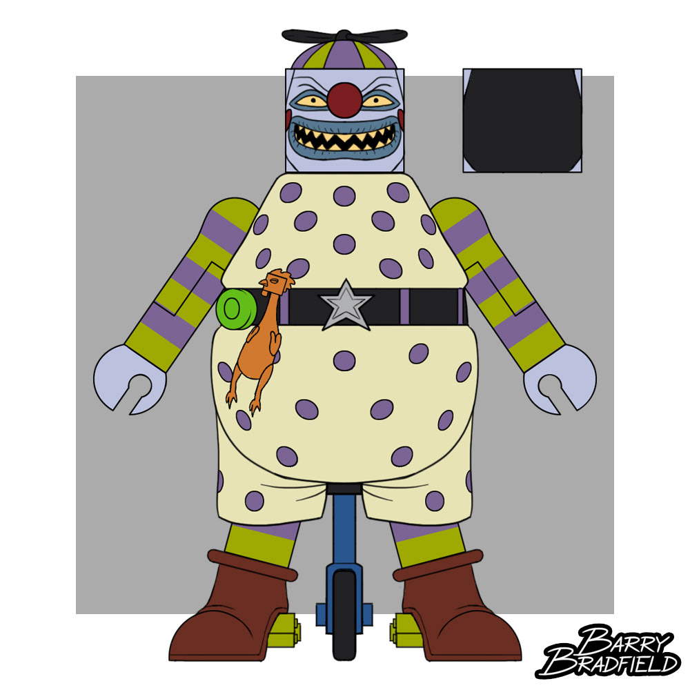 Clown with the Tear-Away Face | Nightmare Before Christmas Wave 1