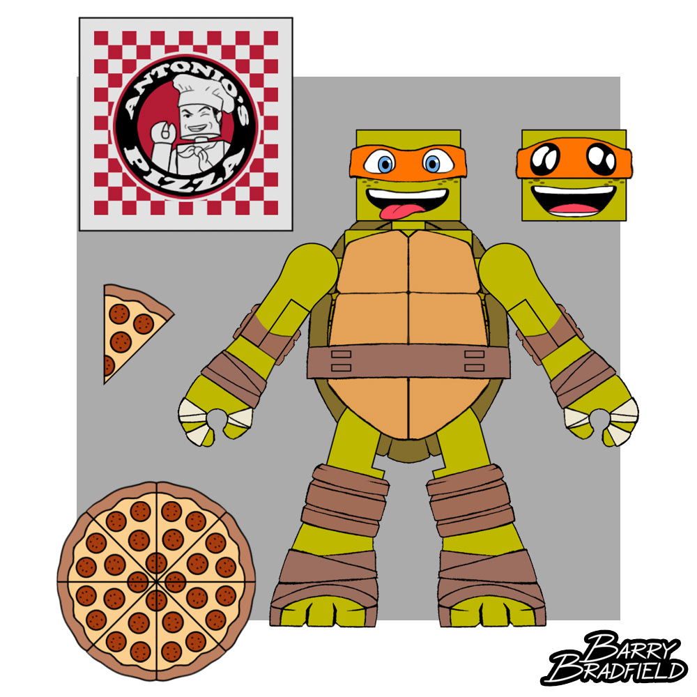 Pizza Party Michelangelo | Teenage Mutant Ninja Turtles [Nickelodeon] Wave 4