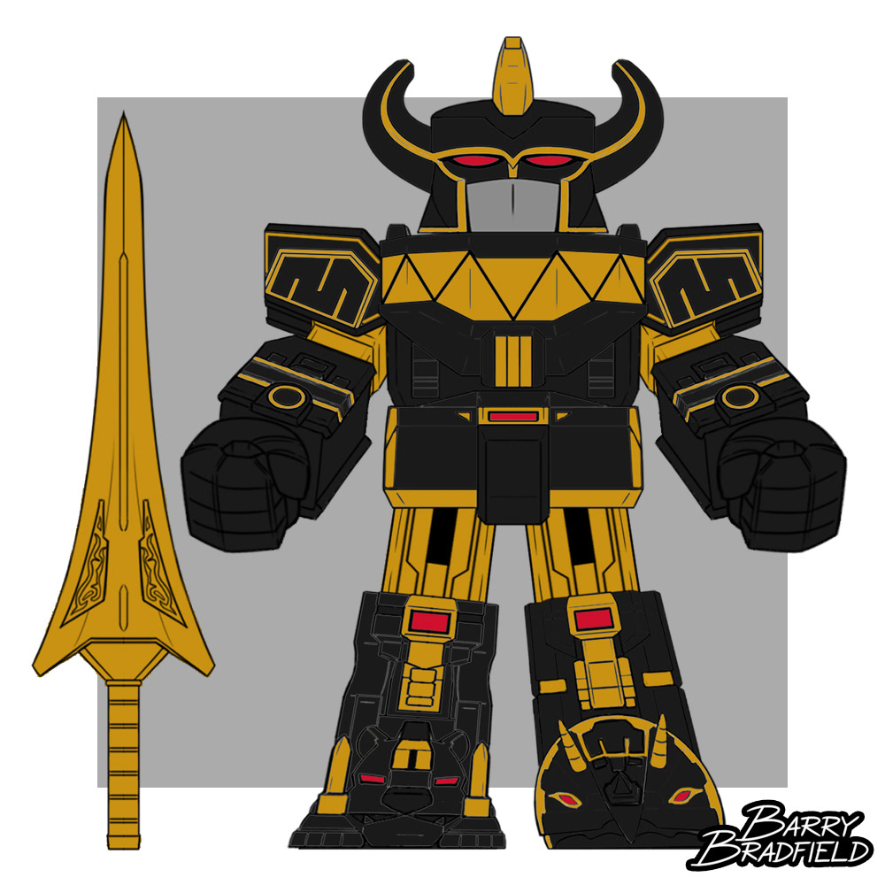 Gold Megazord | Mighty Morphin Power Rangers