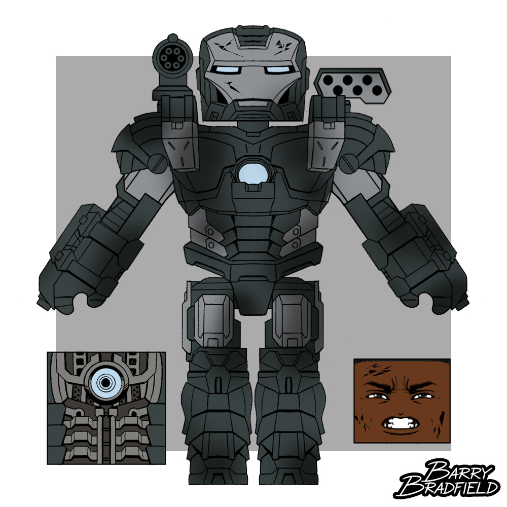 Battle Damaged War Machine | Marvel Iron Man 2