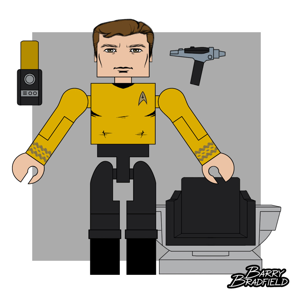 Captain Kirk | Star Trek 50th Anniversary Bridge Crew [Unproduced]