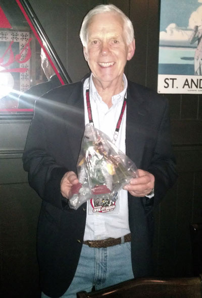 Jeremy Bulloch (Boba Fett) with Boba Fett Coin Bank