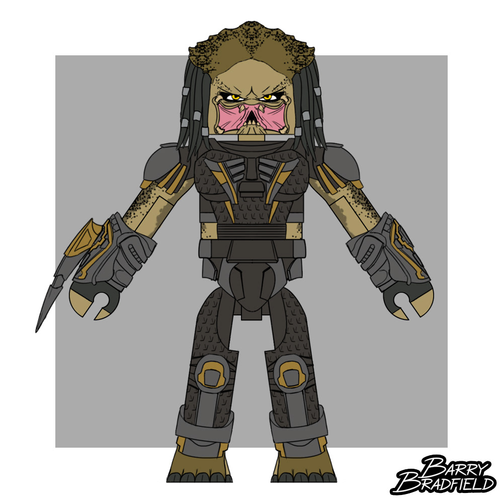 Unmasked Predator 1 | The Predator [Unused]