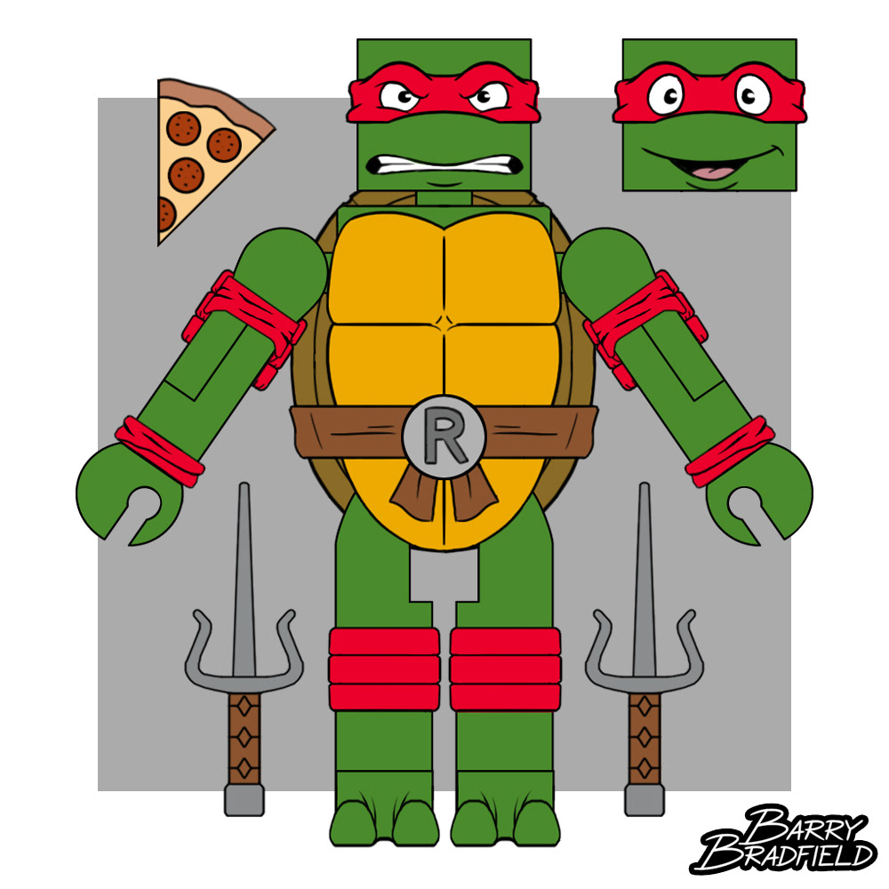 Raphael | Teenage Mutant Ninja Turtles Retro Cartoon