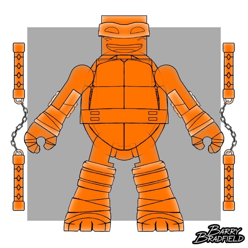 Translucent Michelangelo | Teenage Mutant Ninja Turtles [Nickelodeon]