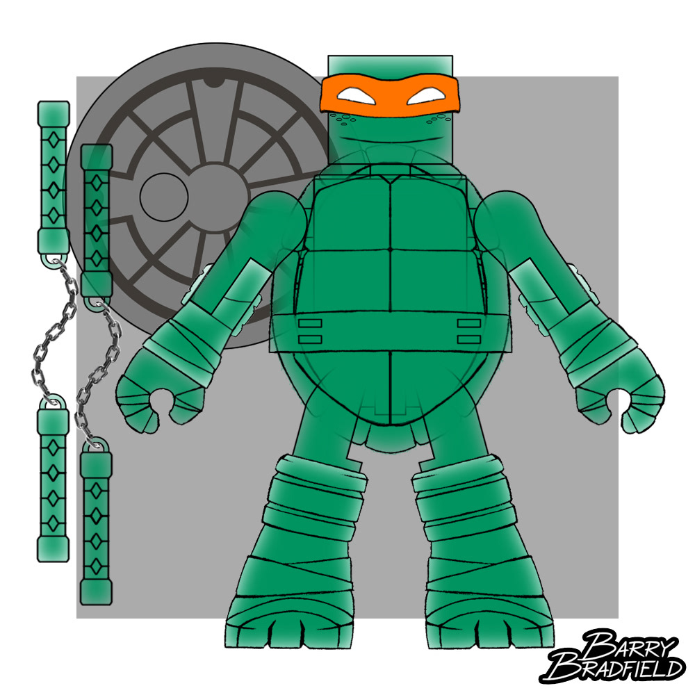 Mutagen Michelangelo | Teenage Mutant Ninja Turtles [Nickelodeon] Wave 1