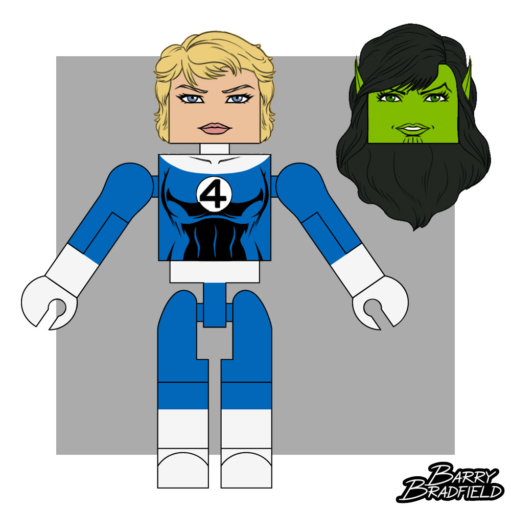 De'Lila as Sue Richards | Marvel Wave 89 [Unproduced]