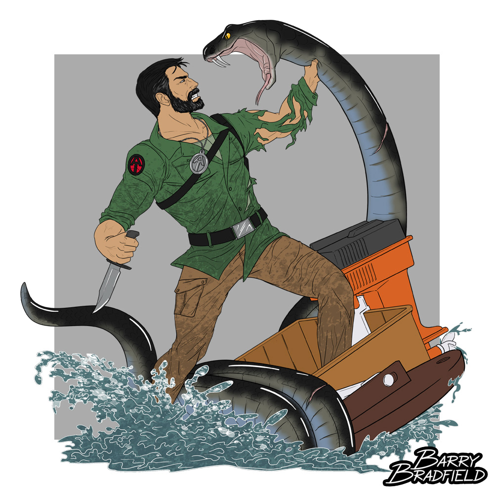 Statue | Trapped In Coils Of Doom [G.I. Joe Adventure Team]