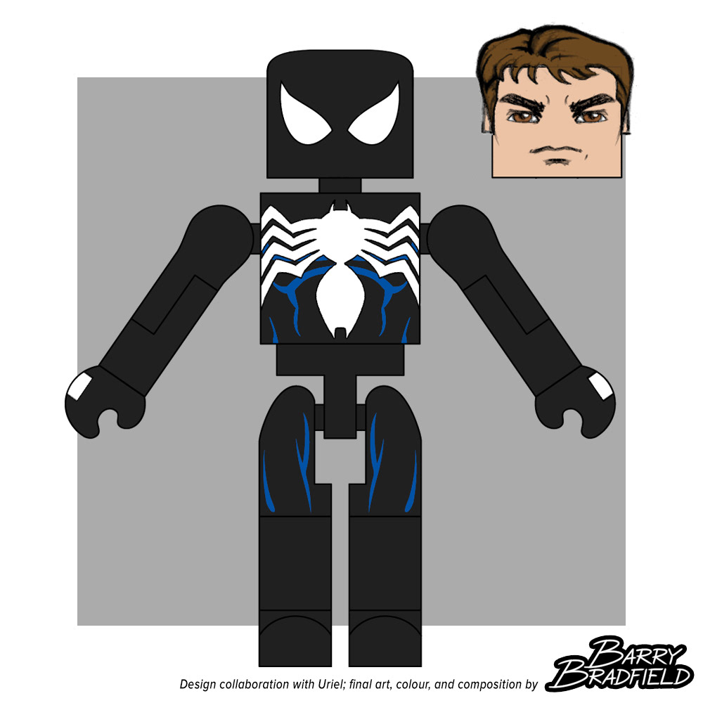 Black Costume Spider-Man | Marvel Wave 24