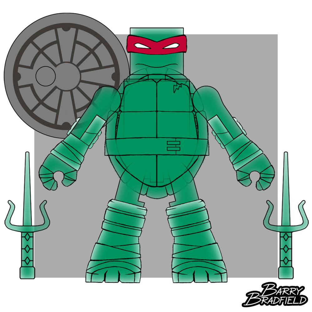 Mutagen Raphael | Teenage Mutant Ninja Turtles [Nickelodeon] Wave 1