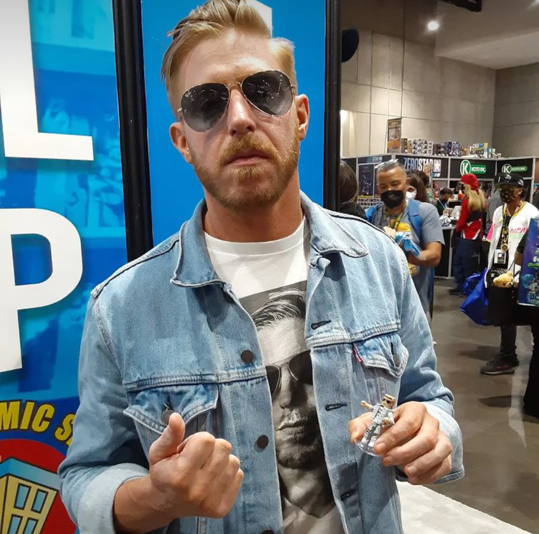 AEW's Orange Cassidy with his Minimate
