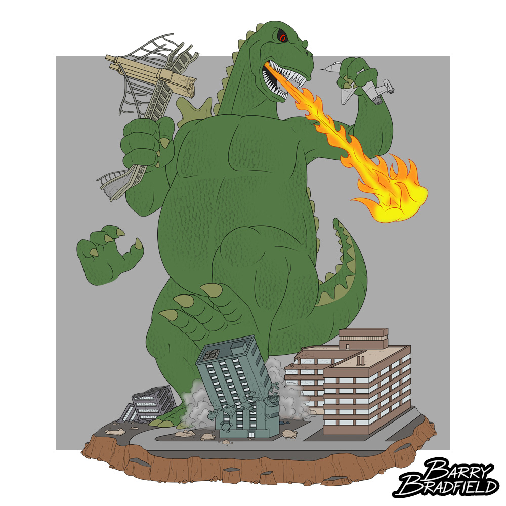 Retro Comic Godzilla | Godzilla [Unproduced]