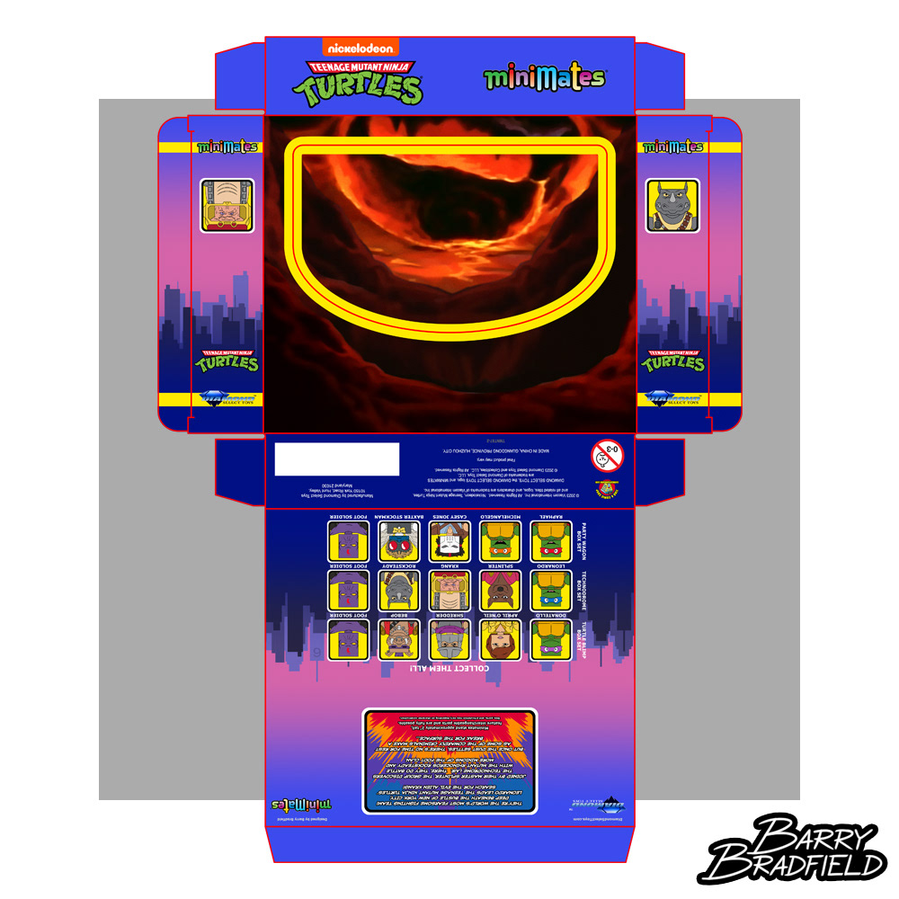 Teenage Mutant Ninja Turtles Retro Cartoon Set 2