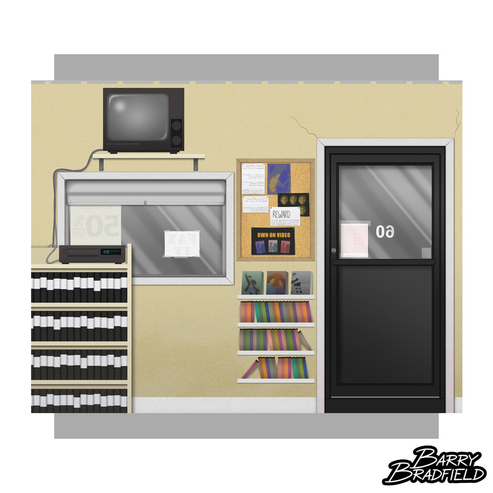 RST Video [Interior] | Clerks Select Figures