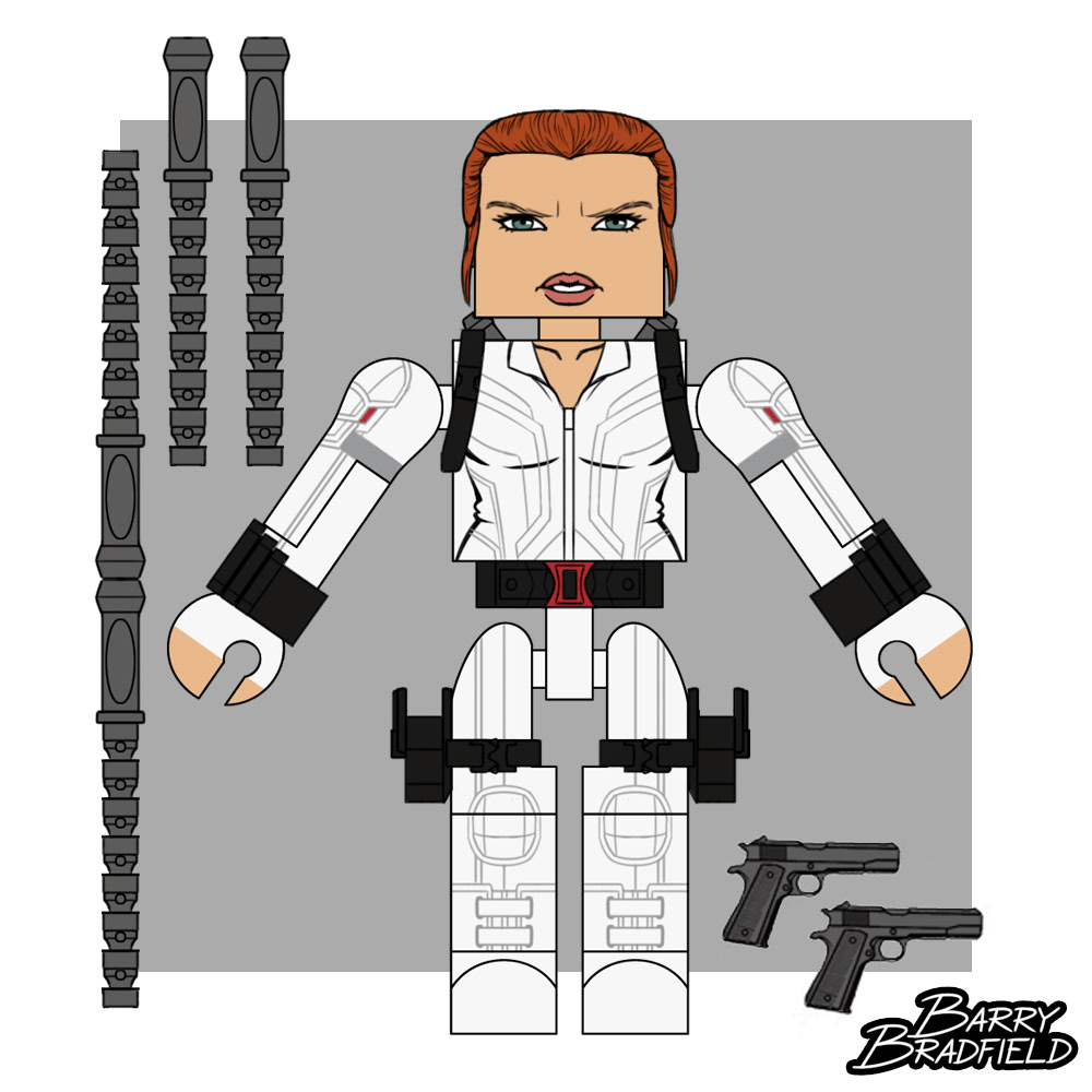 Black Widow [White] | Marvel Black Widow [Unused]