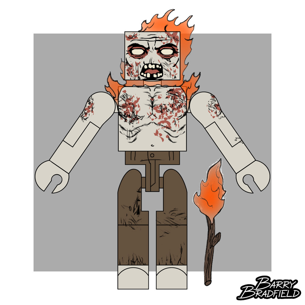 Burning Zombie | The Walking Dead Wave 6