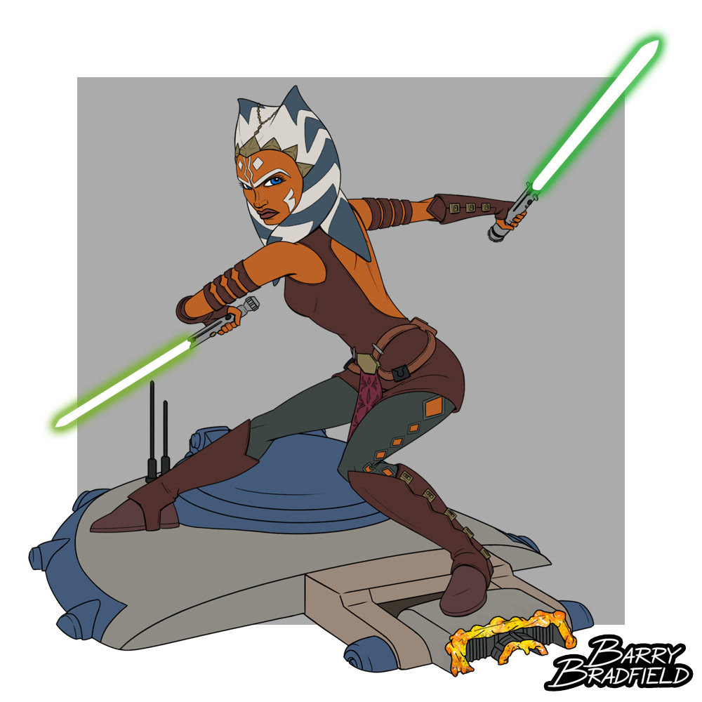 Ahsoka Tano on AAT | Star Wars The Clone Wars [Unused]