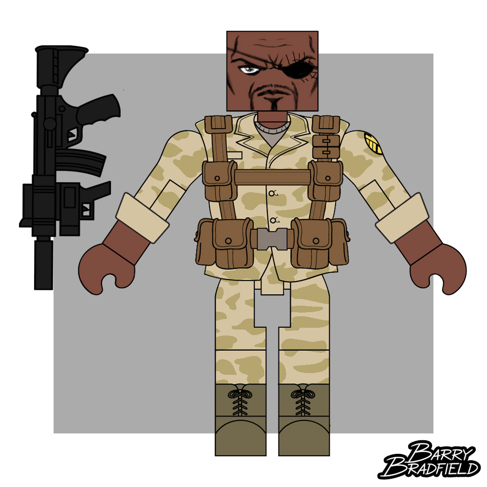 Ultimates Nick Fury | Marvel Wave 27 [Unproduced]