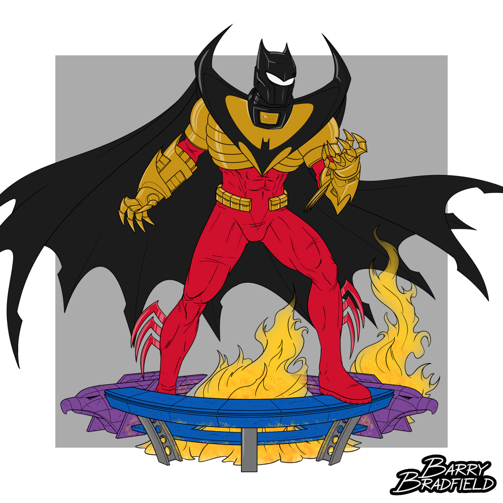 Retro Azrael as Batman | DC Comics [Unproduced]