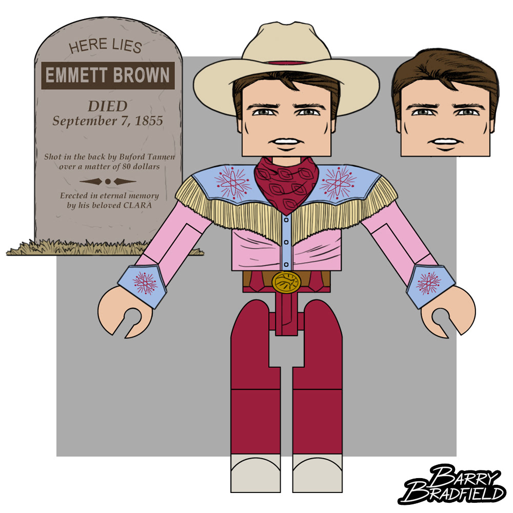 1950's Cowboy Marty McFly | Back To The Future Return To Hill Valley 1955