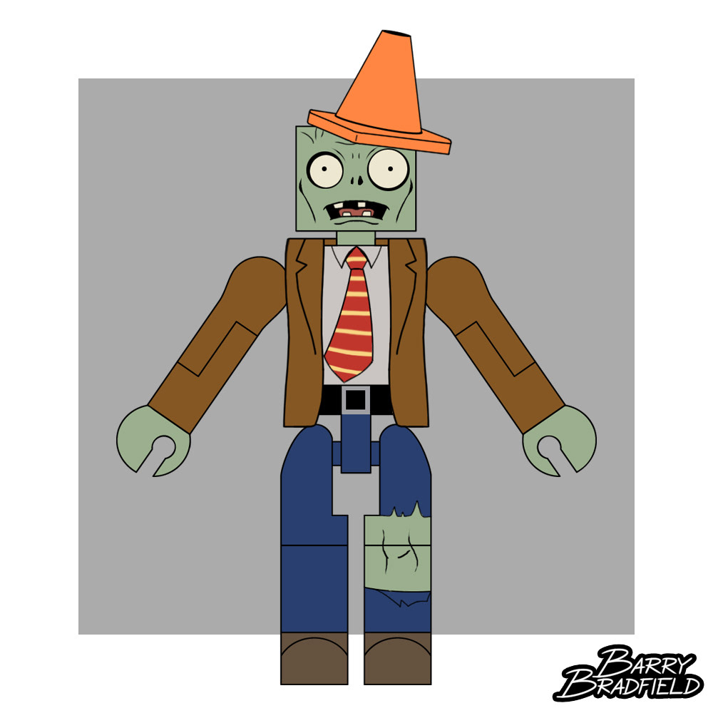 Conehead Zombie | Plants vs Zombies Garden Warfare [Unused]