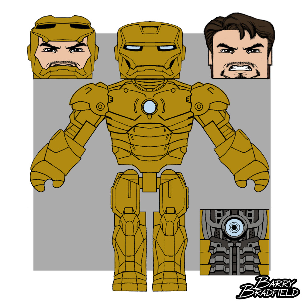 Golden Iron Man Mk.1 | Marvel Iron Man 2