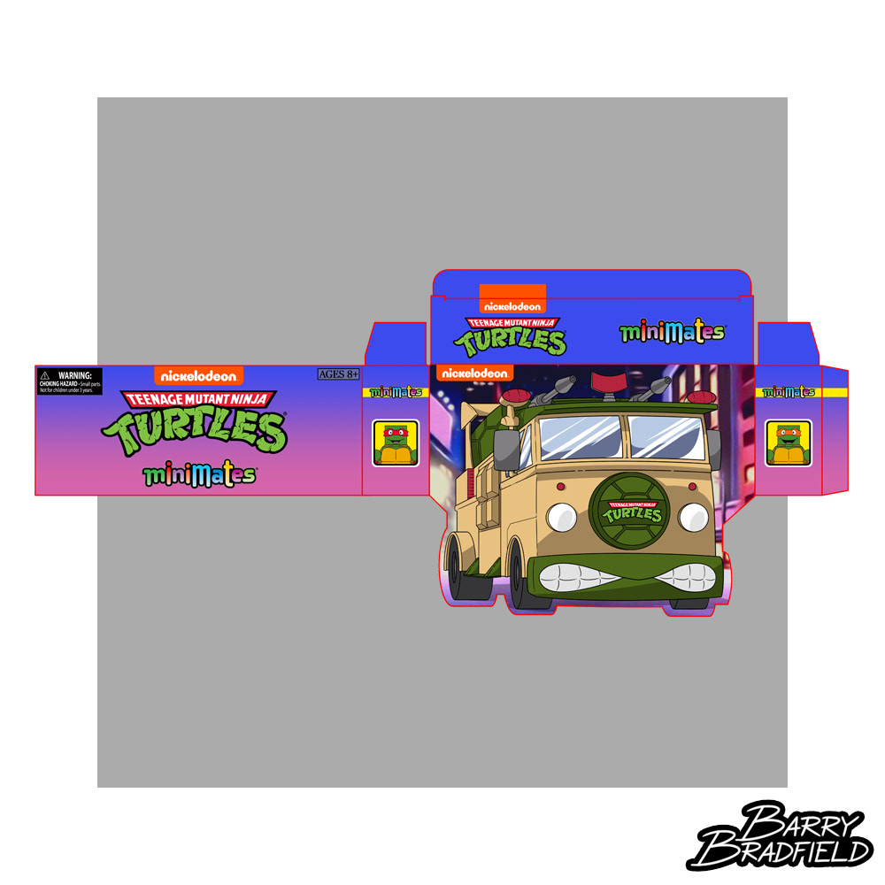 Teenage Mutant Ninja Turtles Retro Cartoon Set 3