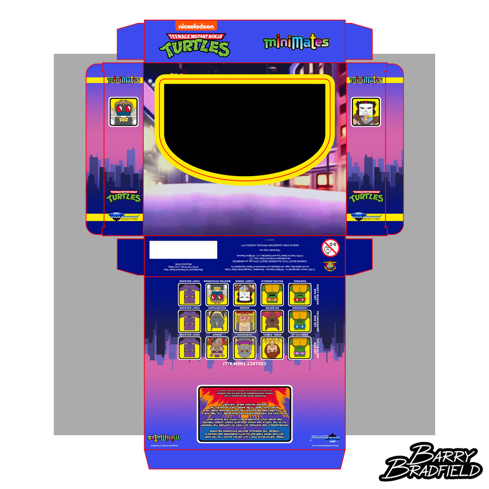 Teenage Mutant Ninja Turtles Retro Cartoon Set 3