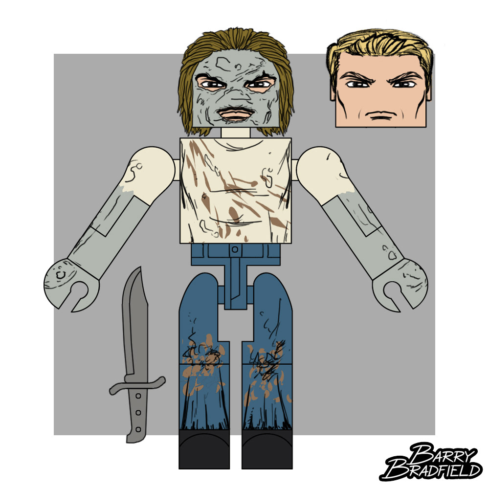 Knife Whisperer Zombie | The Walking Dead Wave 9 [Unproduced]