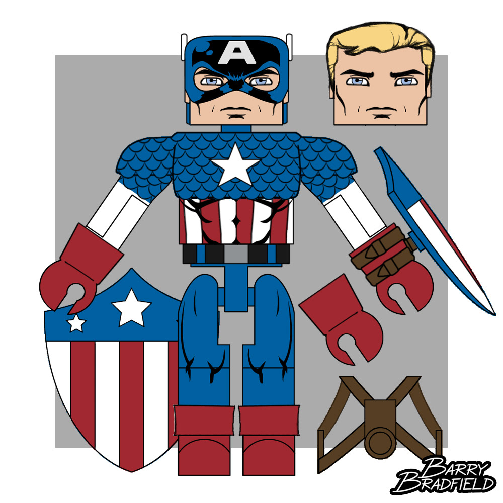 Golden Age Captain America | Marvel Captain America Through The Ages [Unused]