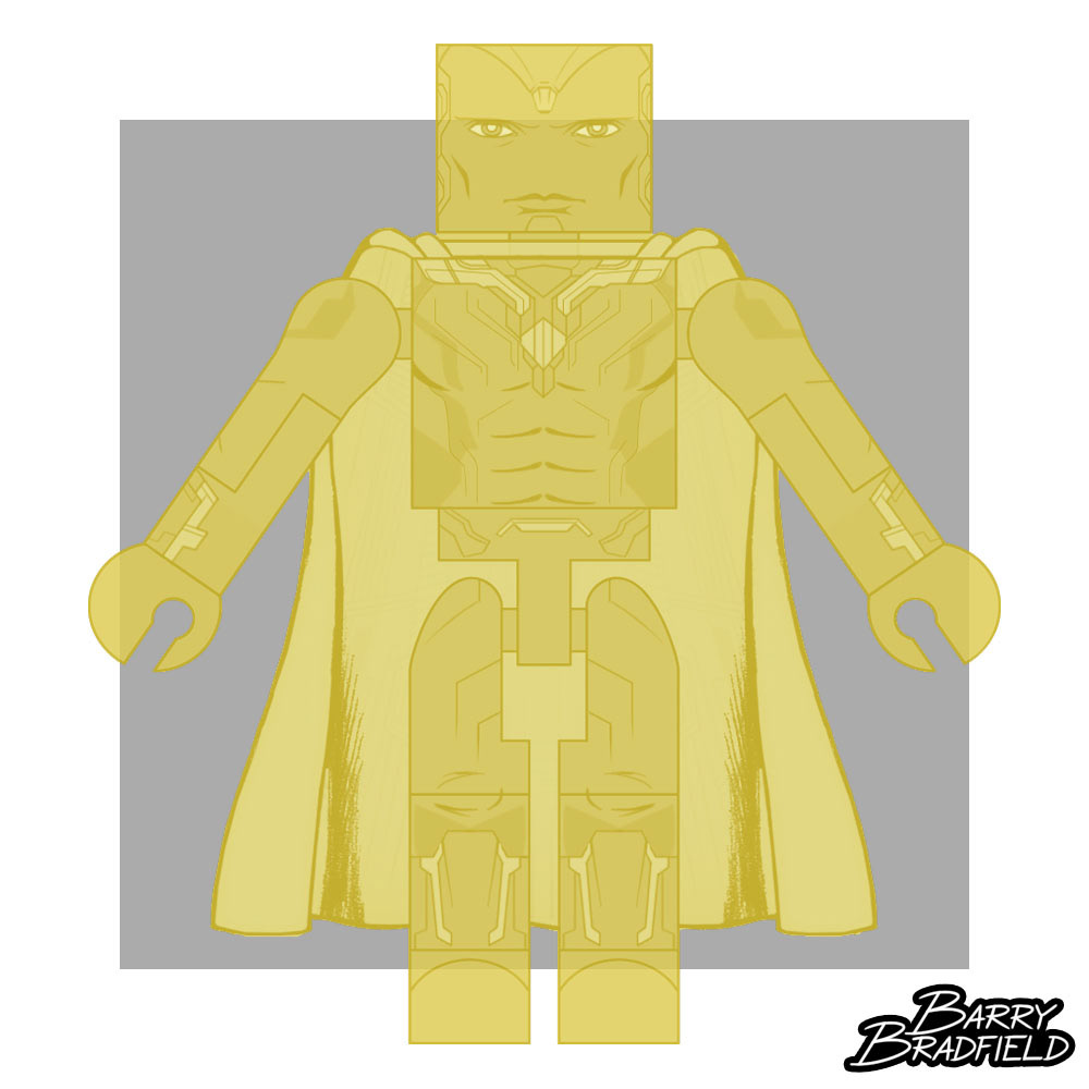 The Vision (Mind Stone) | Marvel Avengers Infinity War [Unused]