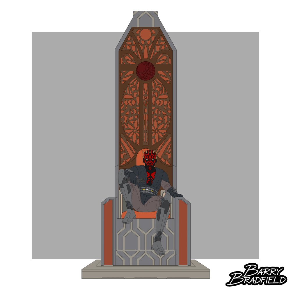 Darth Maul on Mandalore Throne | Star Wars The Clone Wars