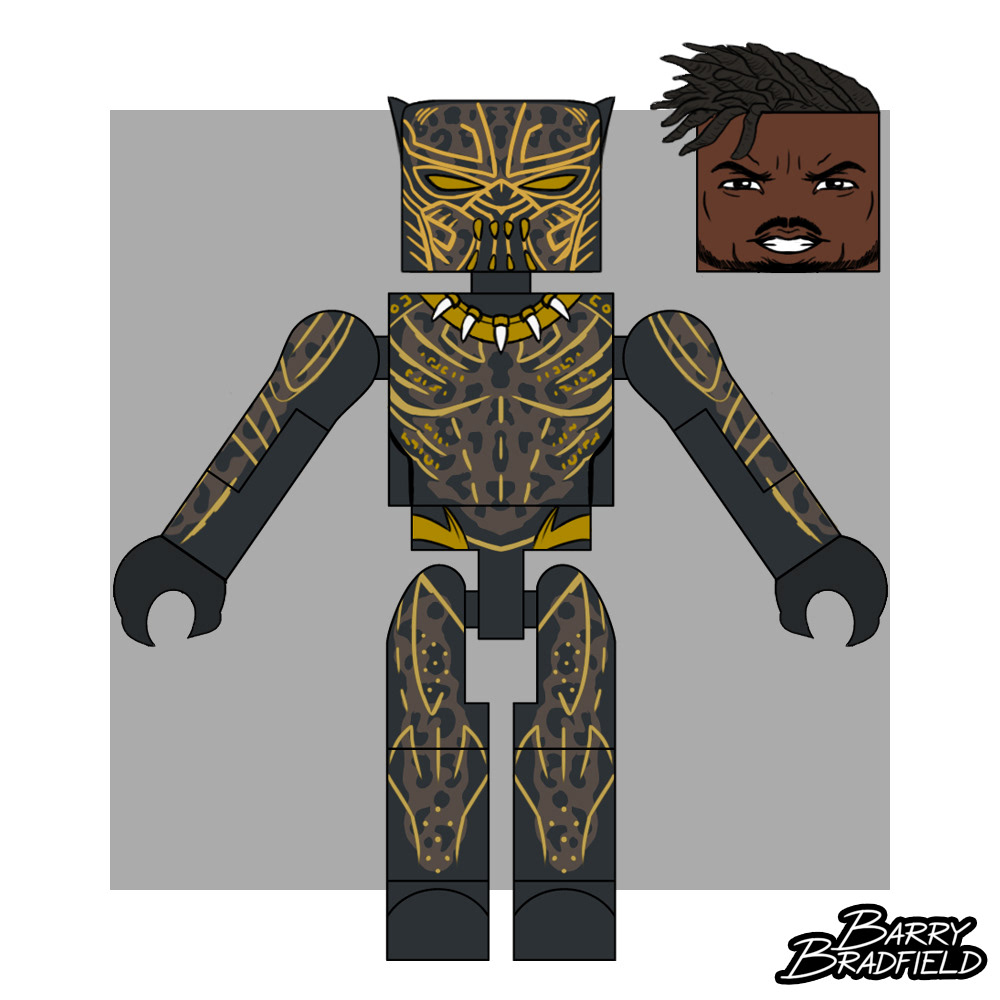 Killmonger (Gold Glyphs) | Marvel Black Panther