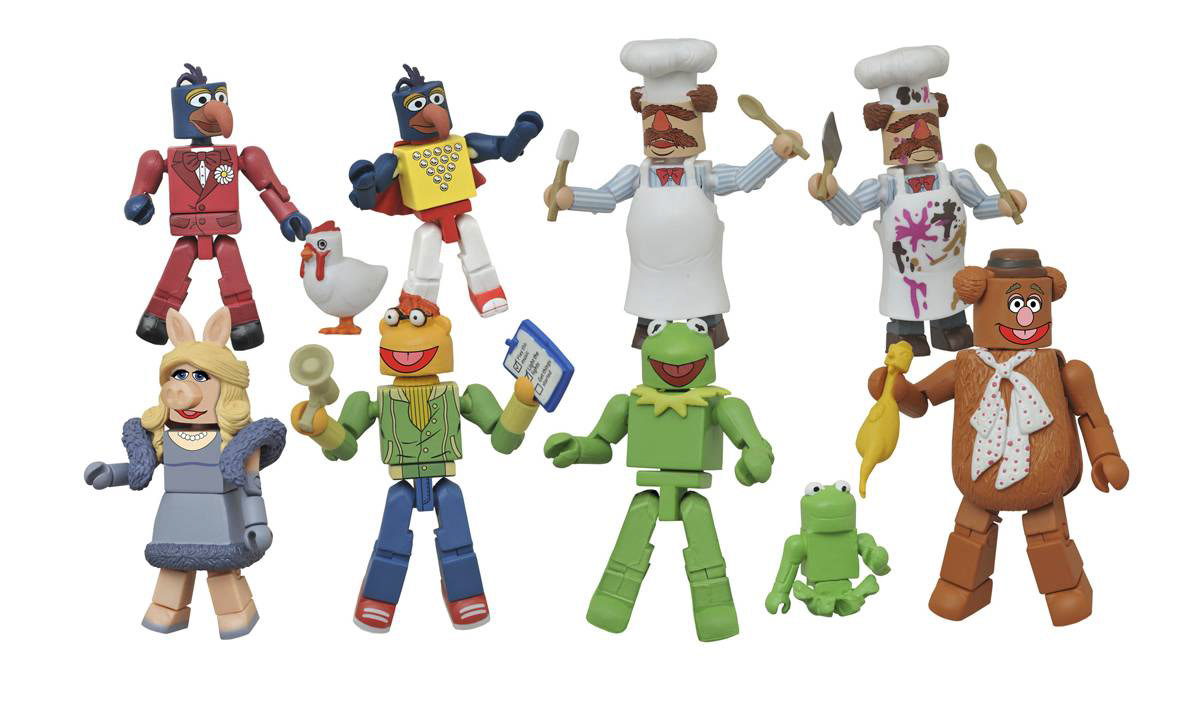 The Muppets Wave 1. Design, Colour, Tampo, Sculpt Direction.