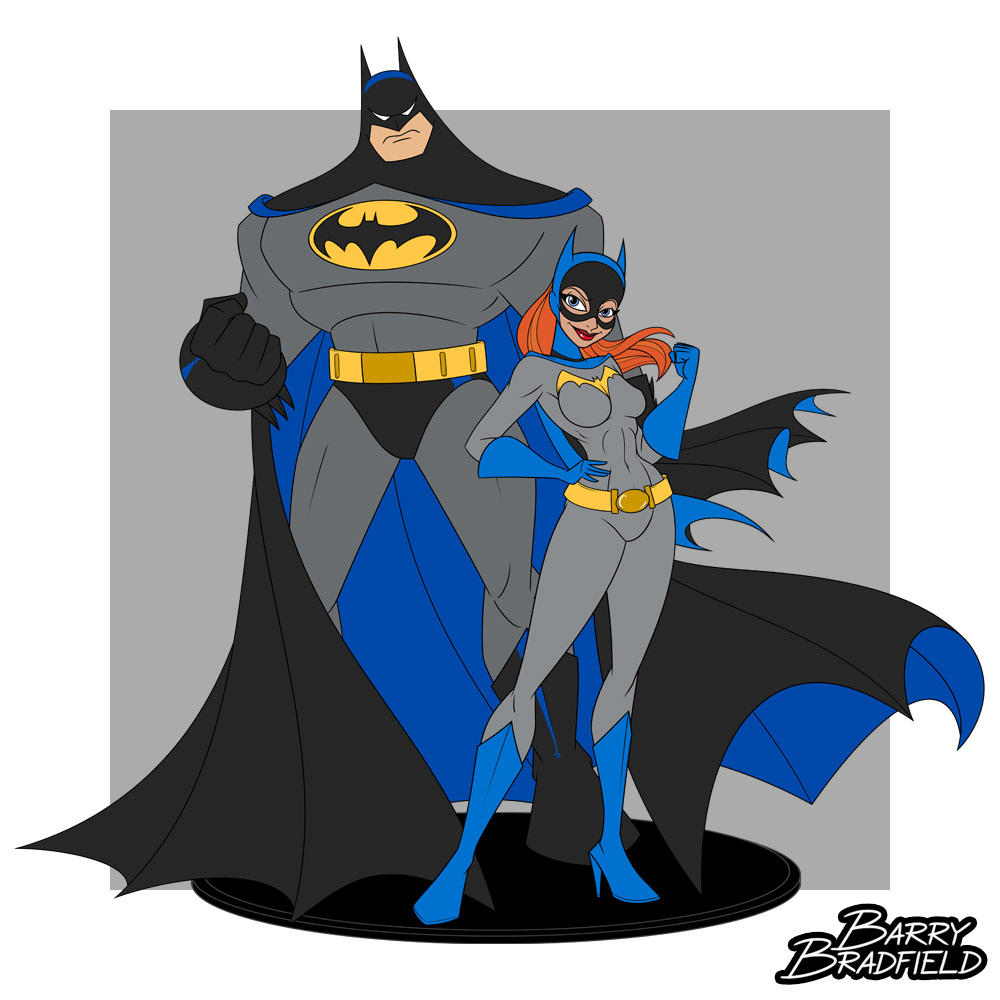 'Heightened Style' Batman & Batgirl | Batman The Animated Series [Personal]