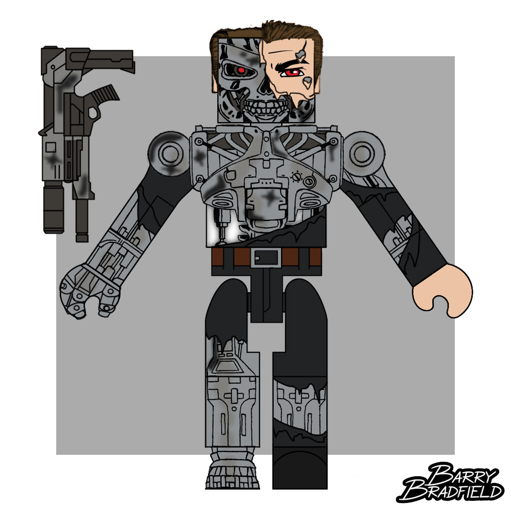 Half-Human Endoskeleton | Terminator 2