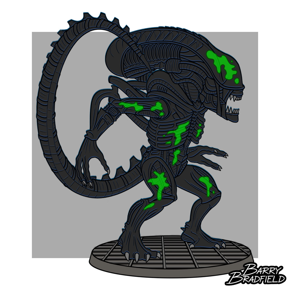 Wounded Xenomorph | Aliens