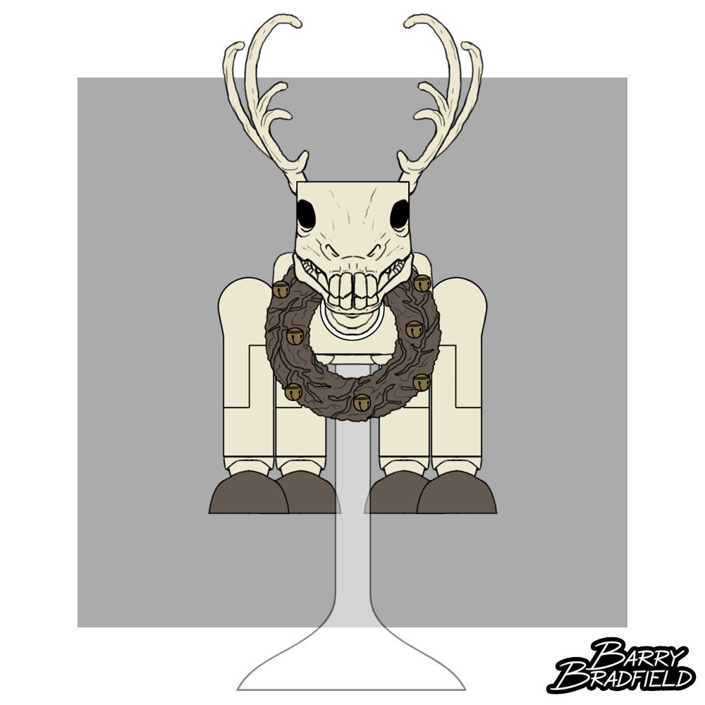 Skeleton Reindeer | Nightmare Before Christmas Wave 1