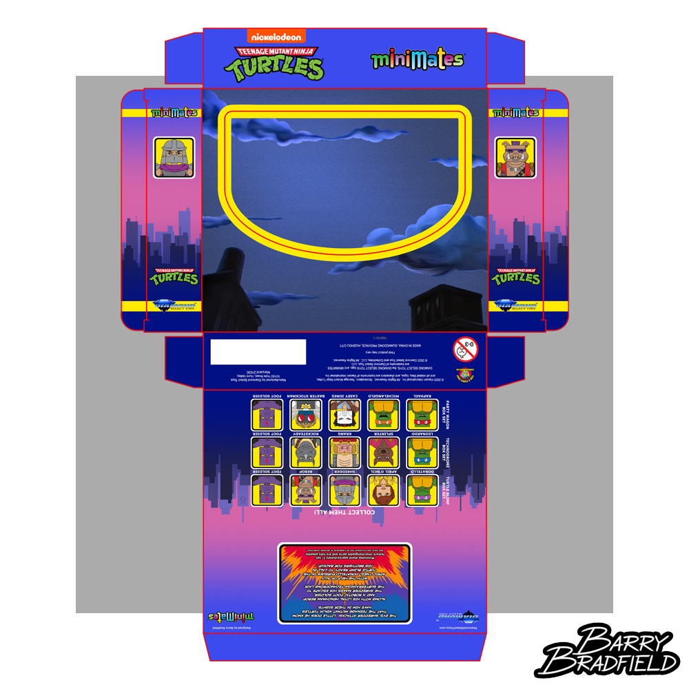 Teenage Mutant Ninja Turtles Retro Cartoon Set 1